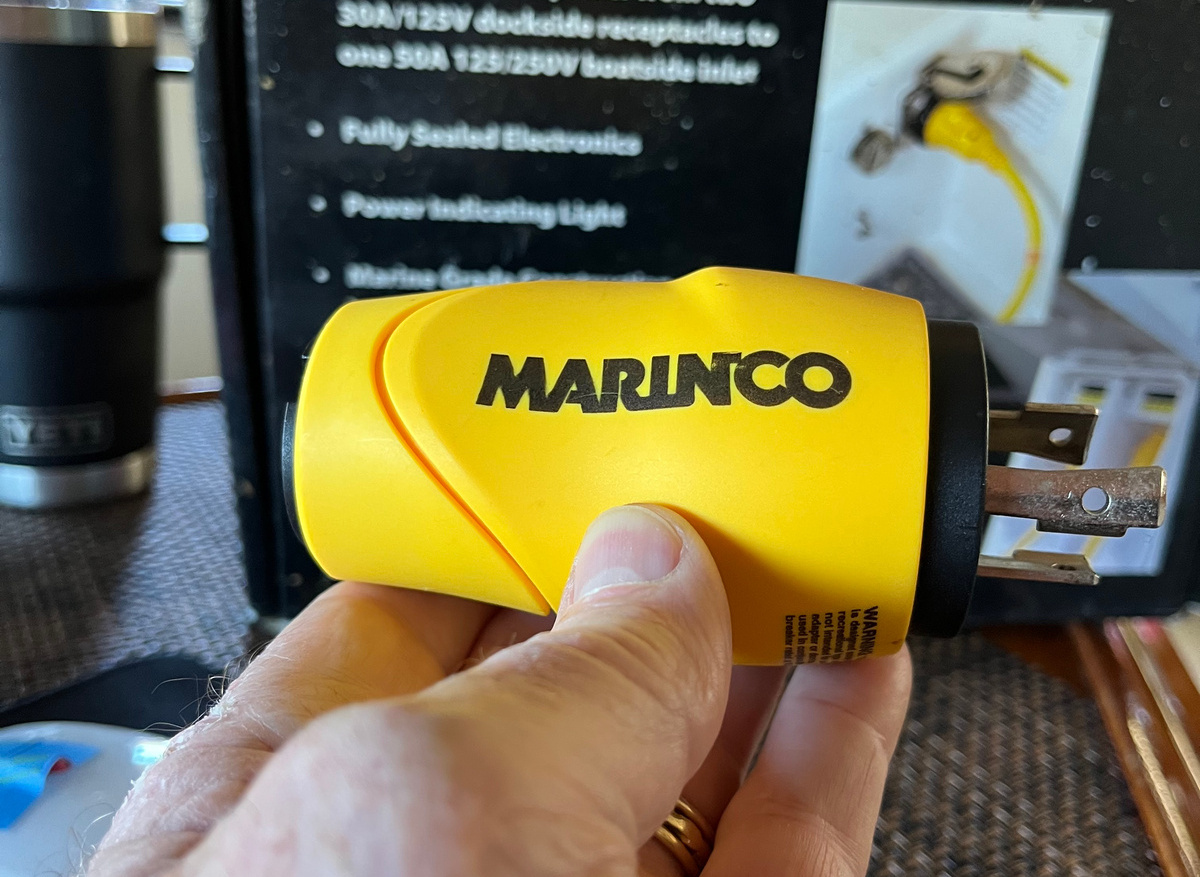 Image of Marinco straight adapter